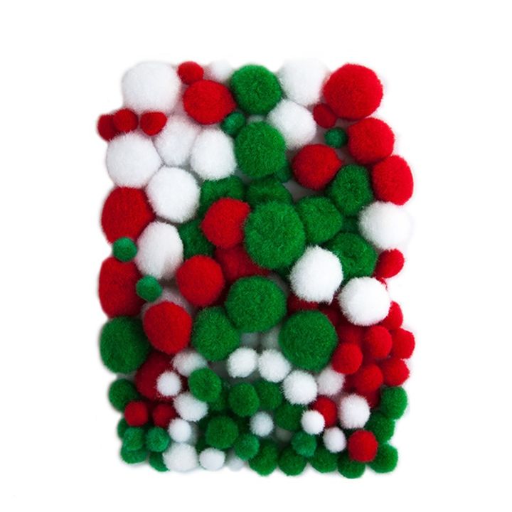 Mix di pompon colorati 140 pz