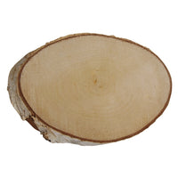 Ornamento in legno ovale 22x11x2 cm