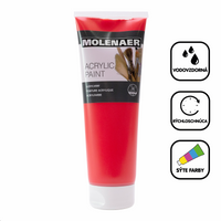 Colore acrilico Molenaer 250 ml – rosso