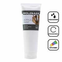 Colore acrilico Molenaer 250 ml – bianco