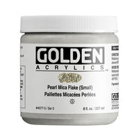 GOLDEN Vernice acrilica a scaglie di mica per corpi pesanti – 4077 perla granulata