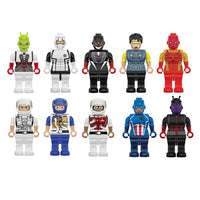 Set di figure lego 10 pezzi set 3