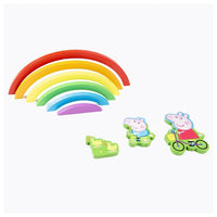 Puzzle arcobaleno in legno 3D PEPPA PIG