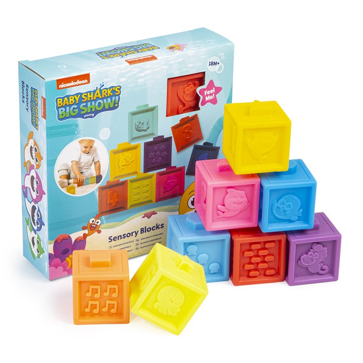 Set di cubi sensoriali BABY SHARK 8 pezzi