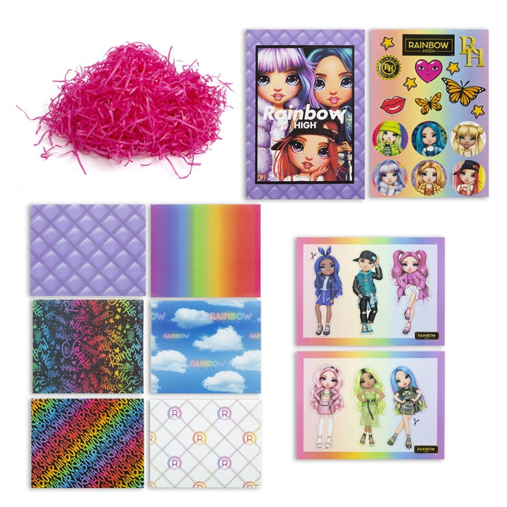 RAINBOW HIGH impostato per SCRAPBOOKING