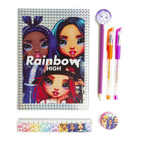 RAINBOW HIGH taccuino olografico con cancelleria