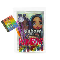 RAINBOW HIGH taccuino olografico con cancelleria