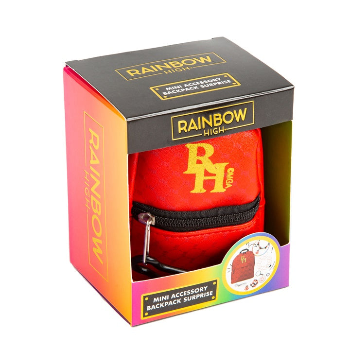 Mini zaino con accessori RAINBOW HIGH rosso