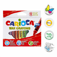 Pastelli a cera Carioca Maxi, 12 pz