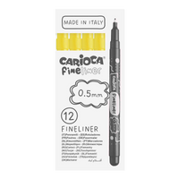 Fineliner a punta fine Carioca Fineliner 0,5 mm – 12 pz