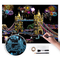 Immagine magica per graffiare - London - 75x52 cm
