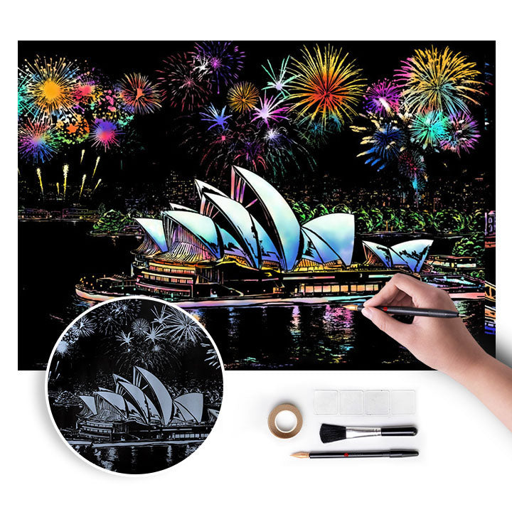 Immagine magica per graffiare - Sydney - 75x52 cm