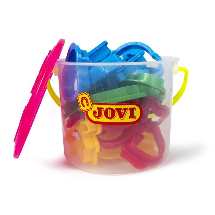 Set di punzoni in secchiello di plastica JOVI 24 pz.