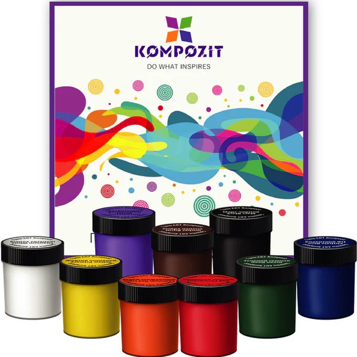 Set di colori a guazzo classici di Kompozit