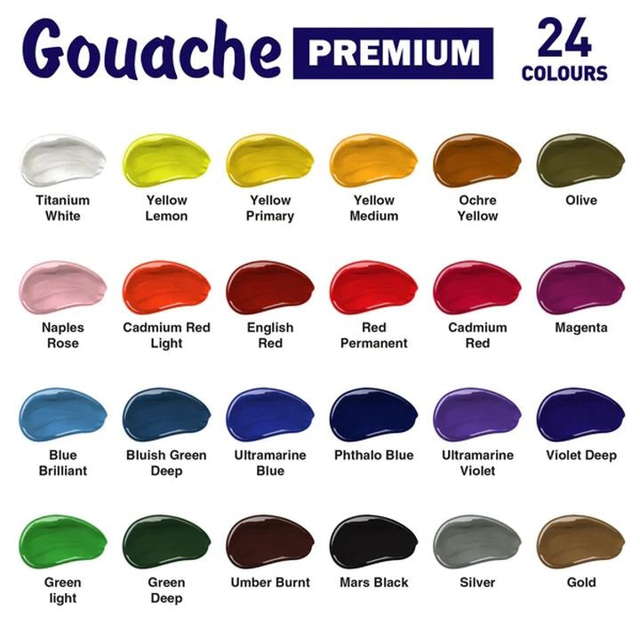 Set di colori a guazzo compositi ART Premium