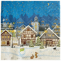 Tovagliolo per decoupage Christmas Village - 1 pz