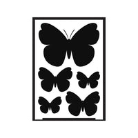 Stencil autoadesivo Farfalle A5
