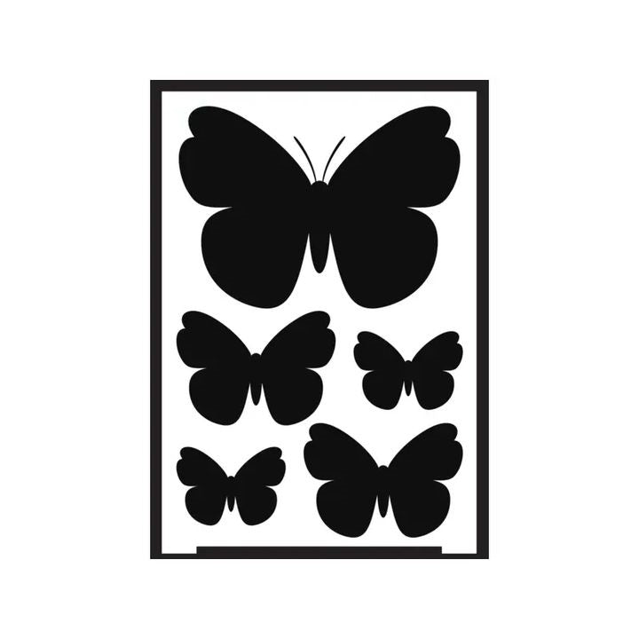Stencil autoadesivo Farfalle A5