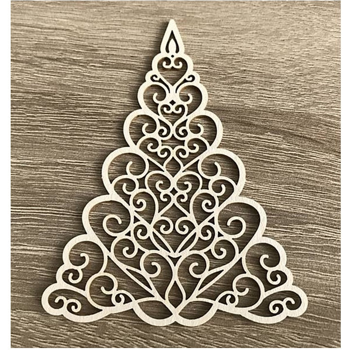 Decorazione in legno - albero di Natale