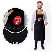 Grembiule in cotone ARTMIE - nero