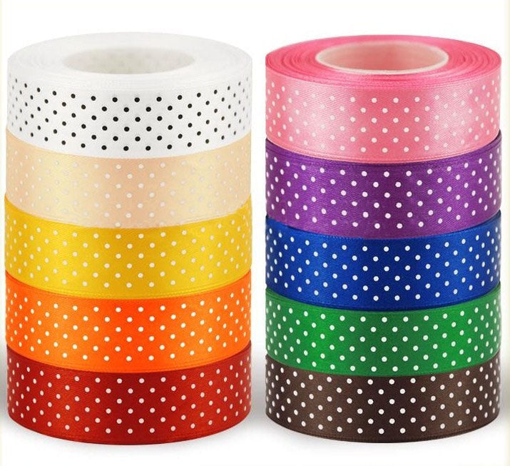 Nastro con I puntini 25 mm | sceglie colore