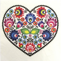 Tovaglioli per DECOUPAGE - Heart - 1 pezzo