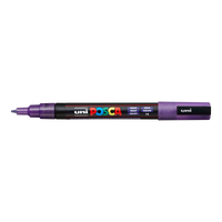 Pennarello Posca PC-3ML, 0,9 1,3 mm, glitterato – viola (L12