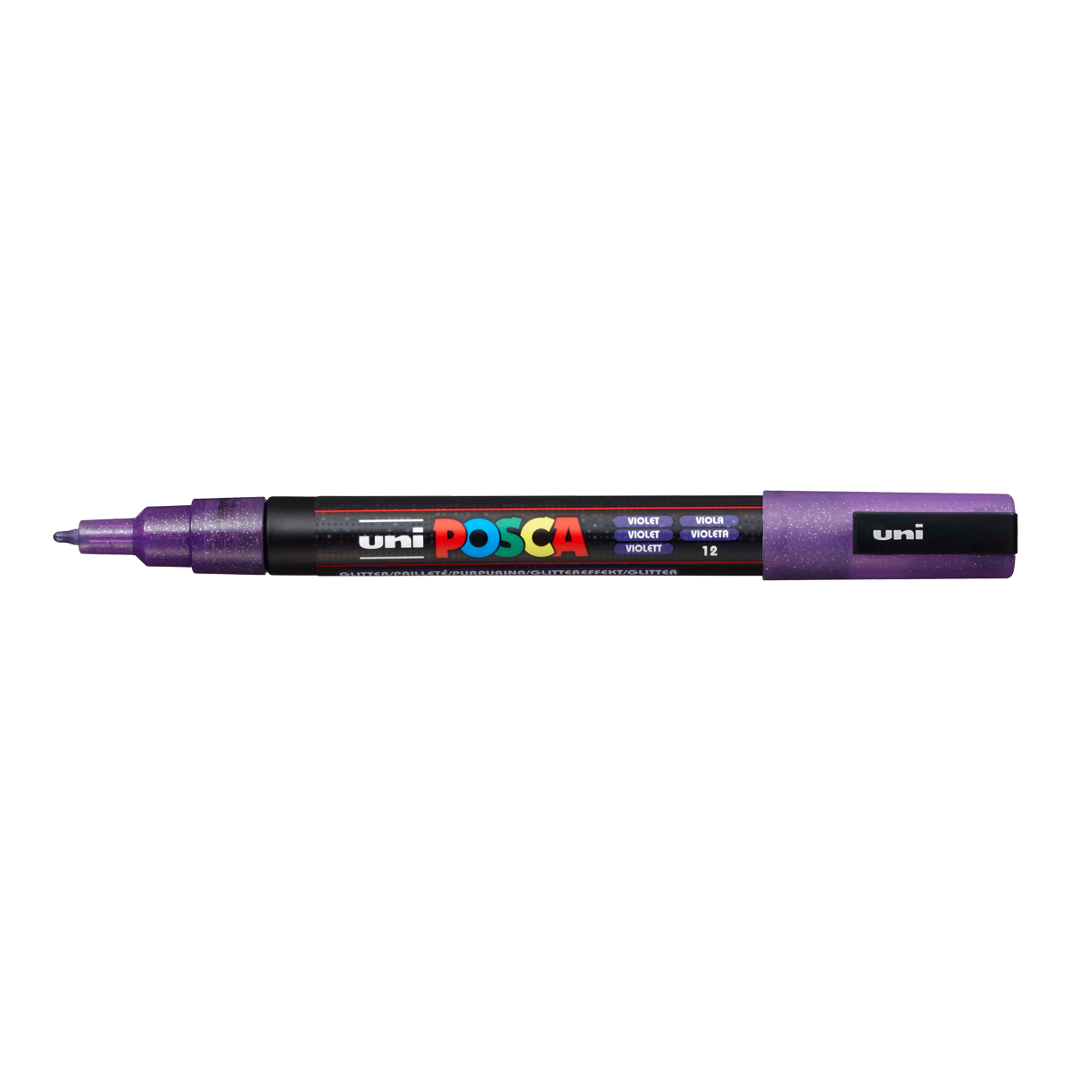 Pennarello Posca PC-3ML, 0,9 1,3 mm, glitterato – viola (L12