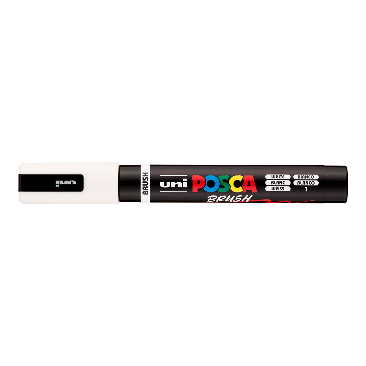 Pennarello acrilico Posca PC-5BR, 1 - 4 mm, bianco