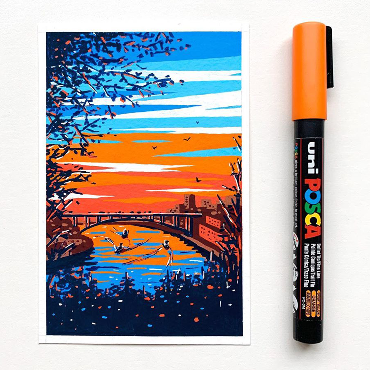 Pennarello Posca PC-3M (0,9 - 1,3 mm) - lilla (34)