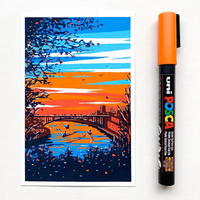 Posca set di pennarelli colori assortiti