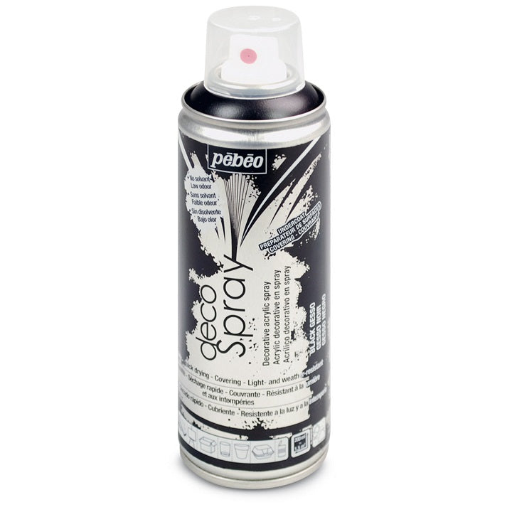 Primer PEBEO in spray 200 ml – Black Gesso