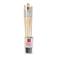 Set di pennelli professionali PanArt, 4 pezzi