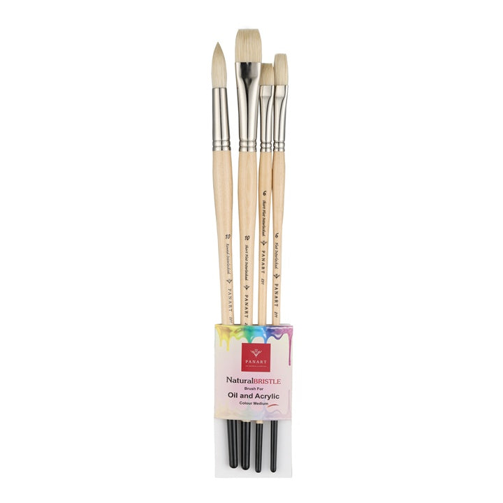 Set di pennelli professionali PanArt, 4 pezzi