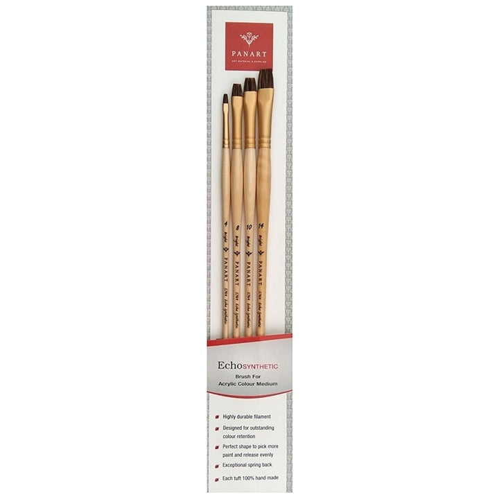 PanArt Bright ES-02 set di pennelli piatti