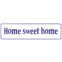 Modello PENTART Text Motif - Home sweet home