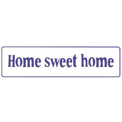 Modello PENTART Text Motif - Home sweet home