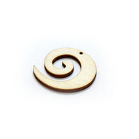 Articolo in legno per bigiotteria - spirale