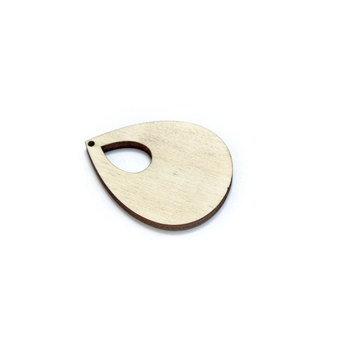 Articolo in legno per bigiotteria - lacrima