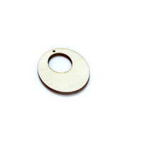 Articolo in legno per bigiotteria - ovale