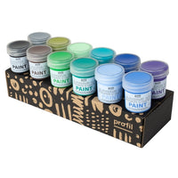 Set di colori acrilici Profile - 12 x 25 ml - tonalità fredde