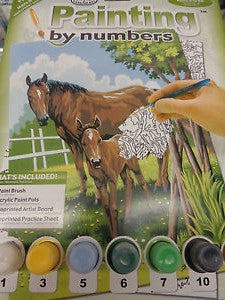Set creativo per la pittura - Cavallo e puledro