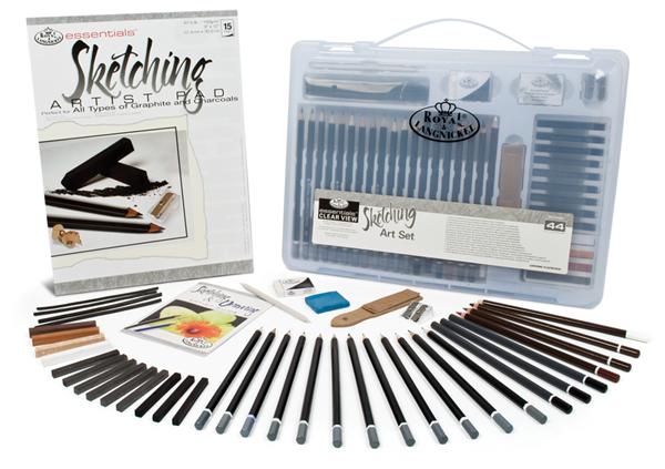 Set per schizzo e disegno - 44 pz