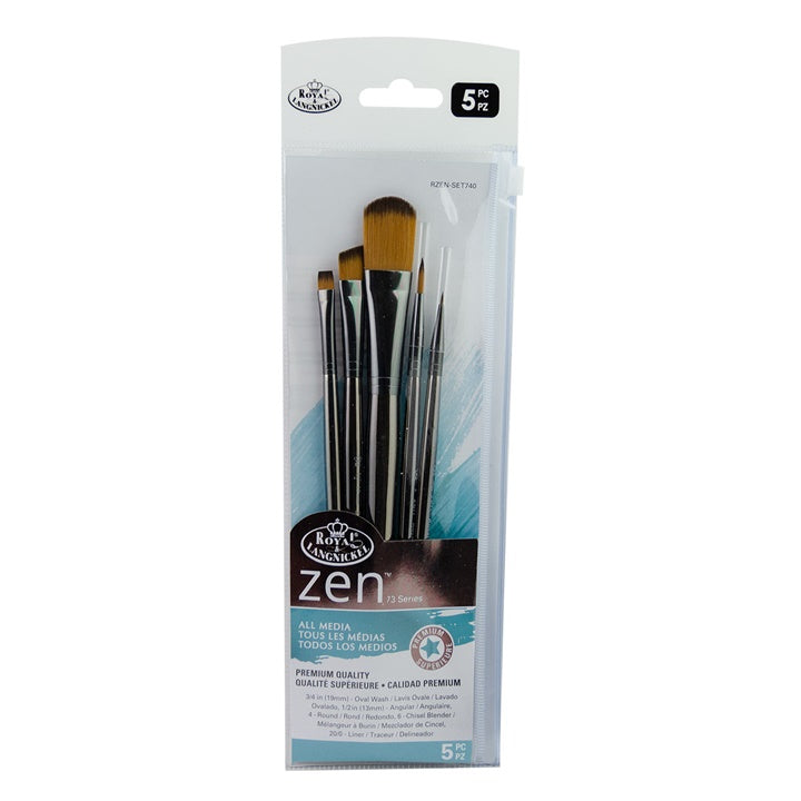 Royal and Langnickel Zen 73 Set di pennelli versatili