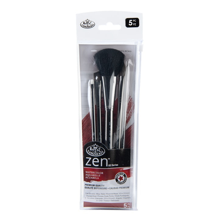 Set di pennelli per acquerello Royal and Langnickel Zen 83