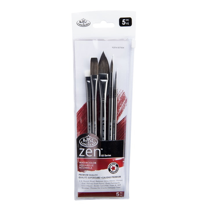 Set di pennelli misti Royal and Langnickel Zen 83