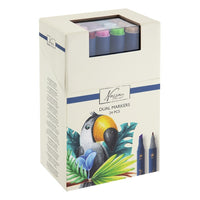 Set di pennarelli bifacciali 24 pezzi