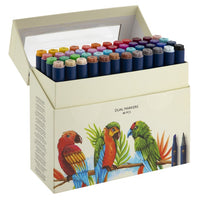 Set di pennarelli bifacciali 48 pezzi
