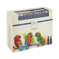 Set di pennarelli bifacciali 48 pezzi