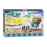Set di acquerelli NASSAU 13 pezzi